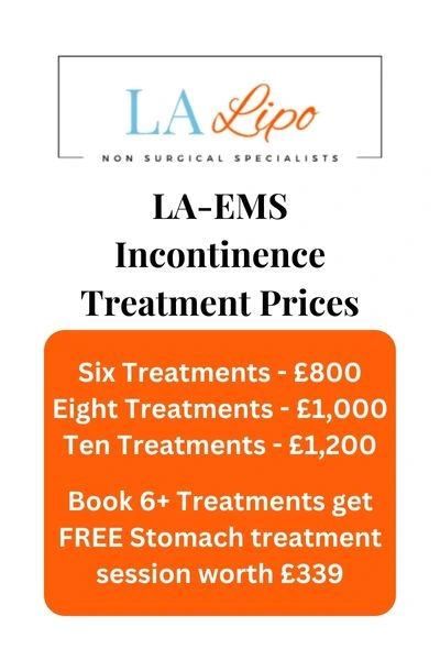 LA-EMS Incontinence Treatment Prices Greater London (Hillingdon)