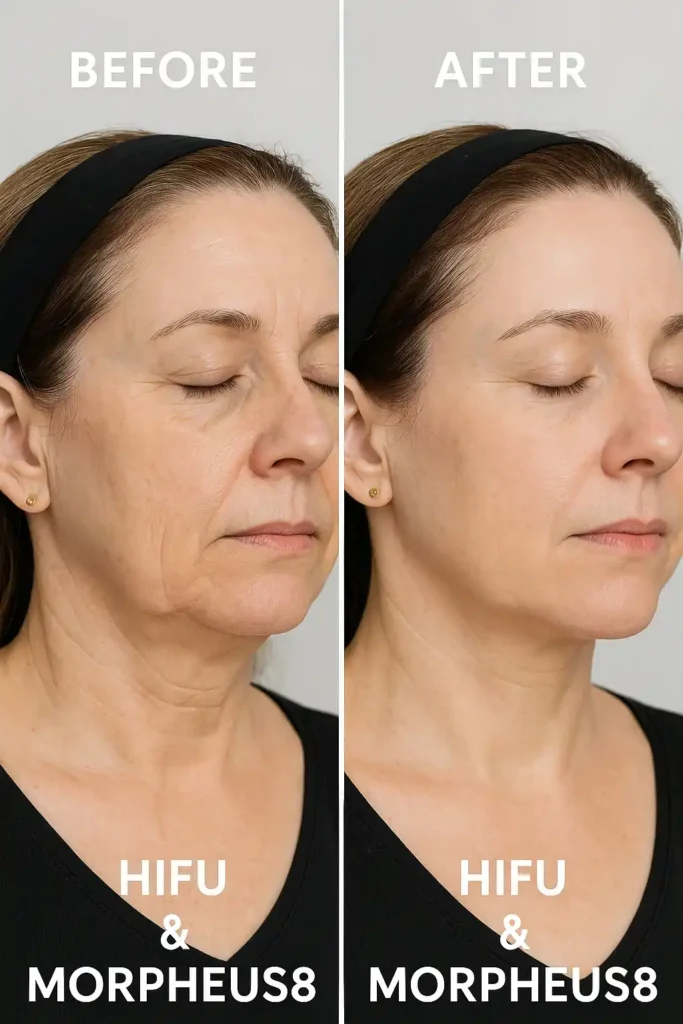 HIFU & Morpheus8 treatment results Greater London (Hillingdon) - book in today!