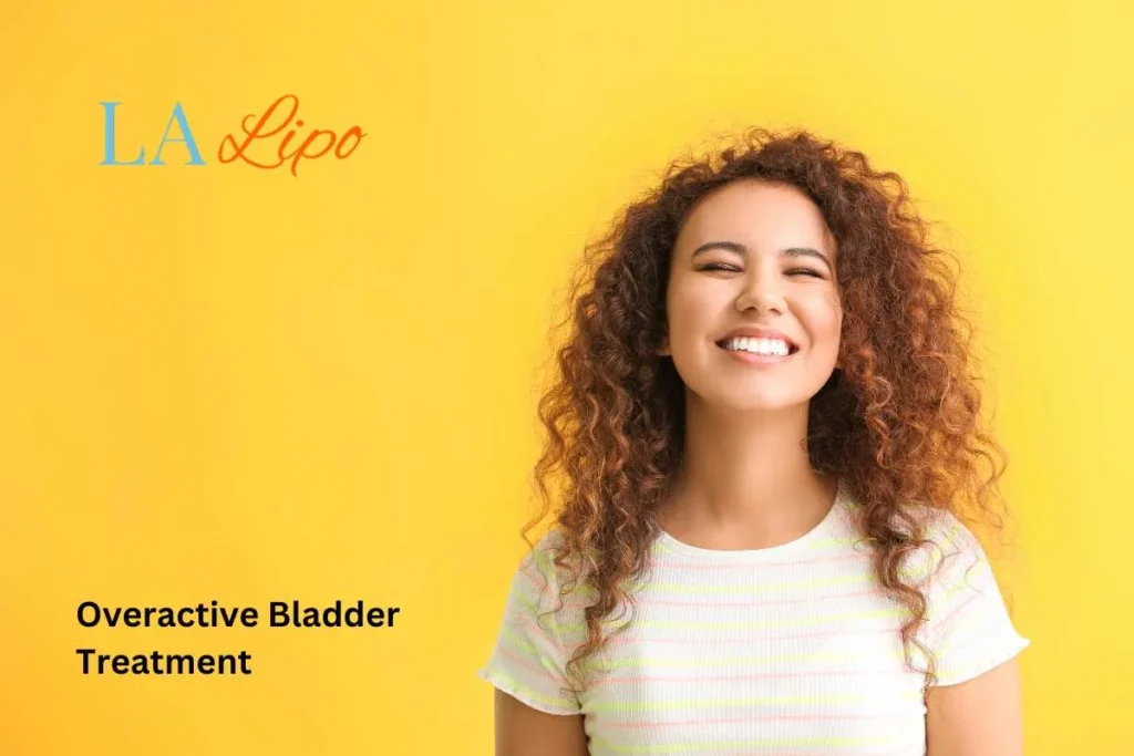 woman smiling about overactive bladder treatment Greater London (Hillingdon) solutions